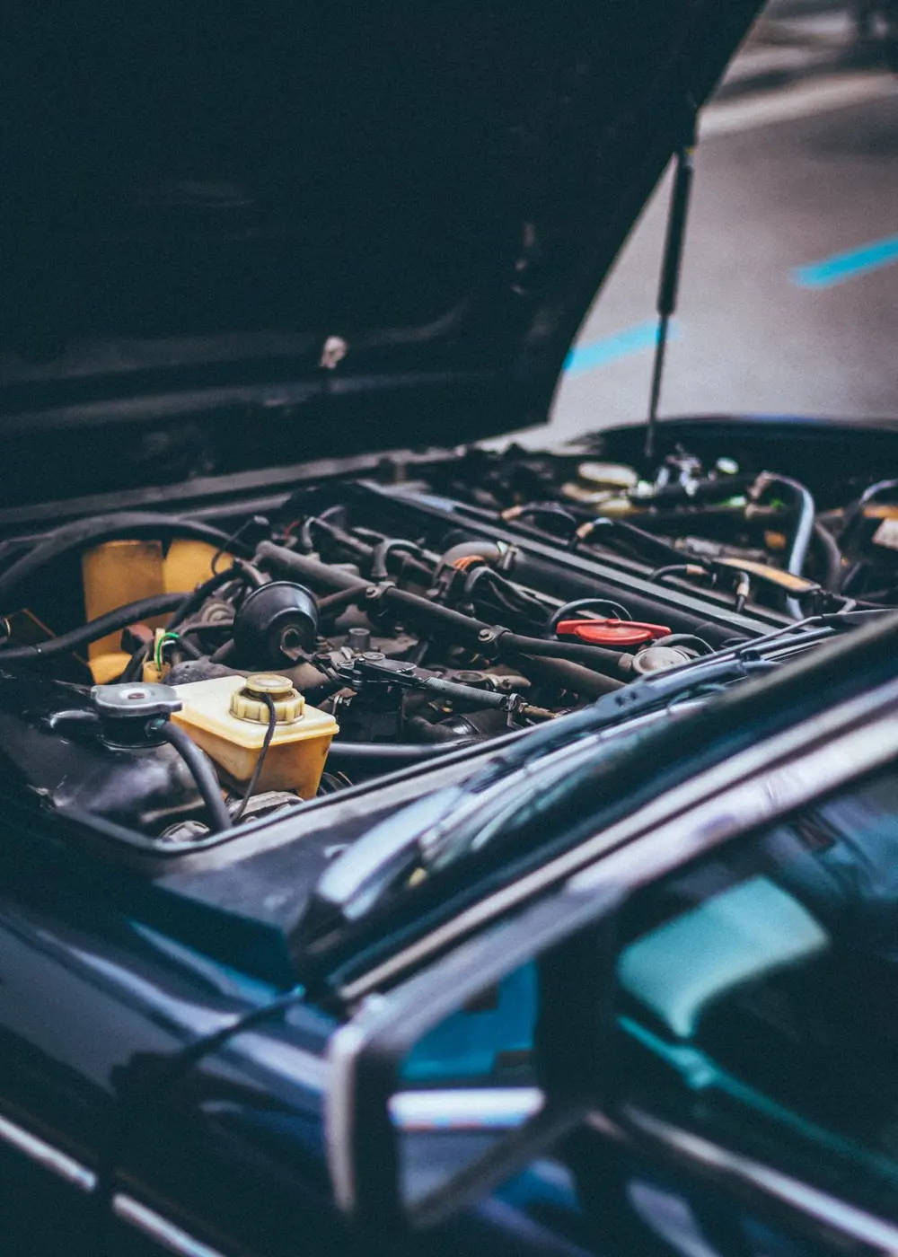 Modern engine bay